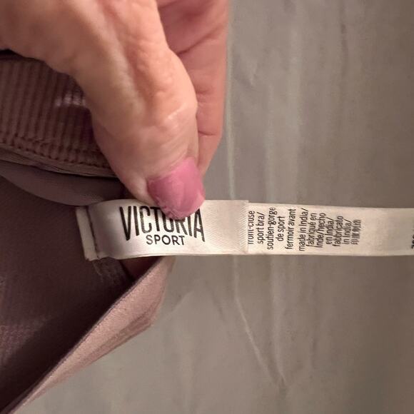 Victoria sport mauve/brown racer back sports bra size 36 c - Picture 5 of 6